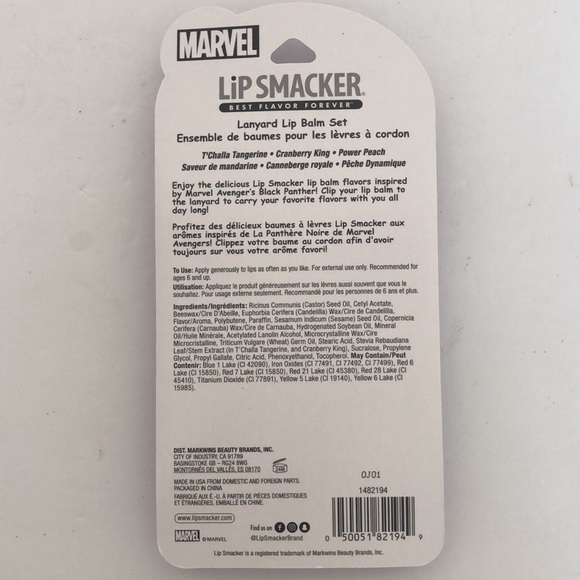 LIP SMACKERS LIMITED EDITION MARVEL LIP BALM NWT - Picture 10 of 14